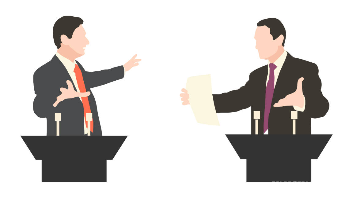 En un debate, hasta un gesto puede ser clave para ganar o perder