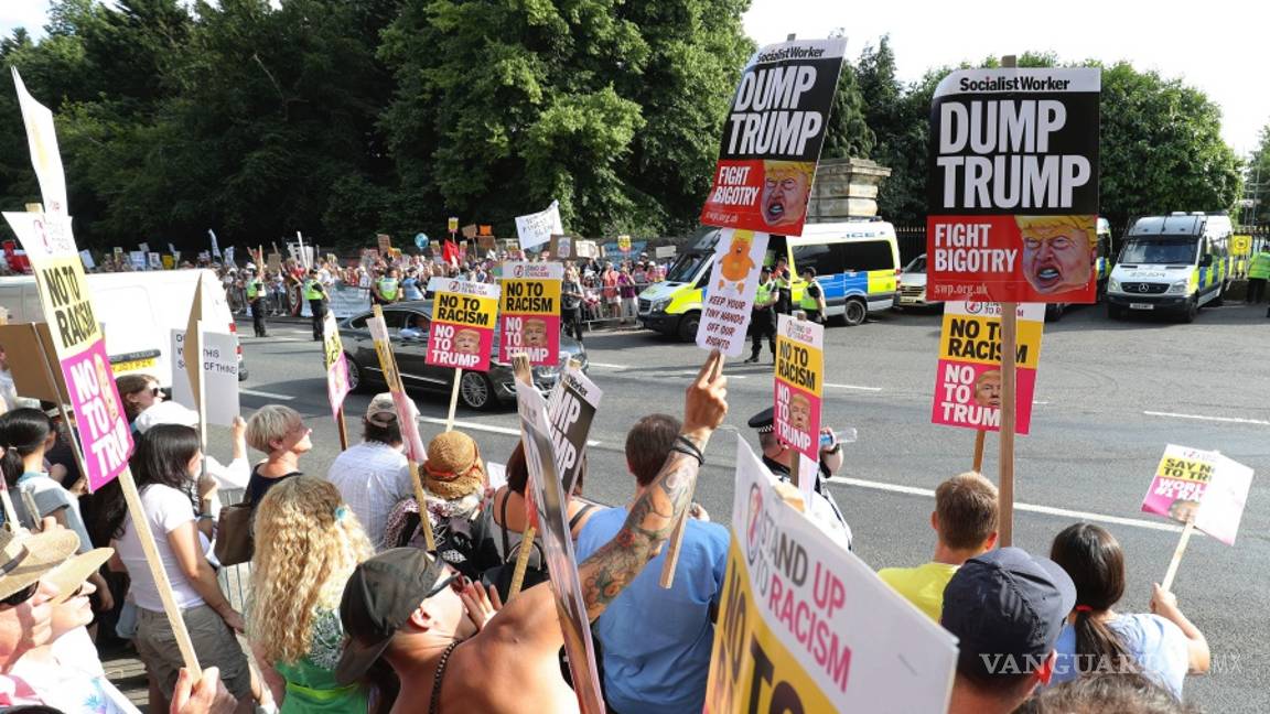 $!Visita de Trump al Reino Unido desata un rechazo sin precedentes