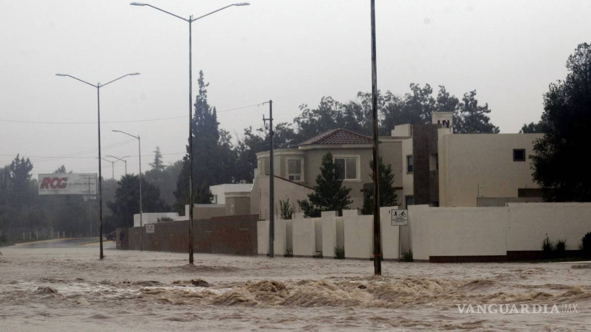 Deja Hanna 235 viviendas inundadas en Saltillo