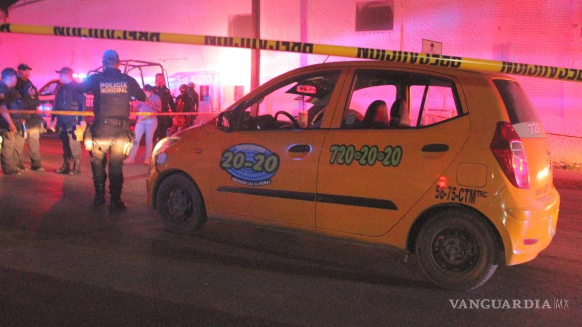 De un balazo matan a taxista en Torreón