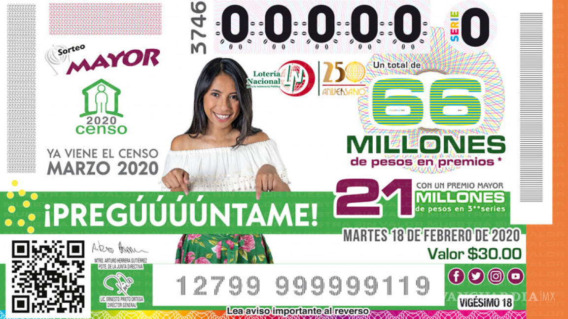 ¡Cae el Premio Mayor de la Lotería Nacional en Torreón, Coahuila!