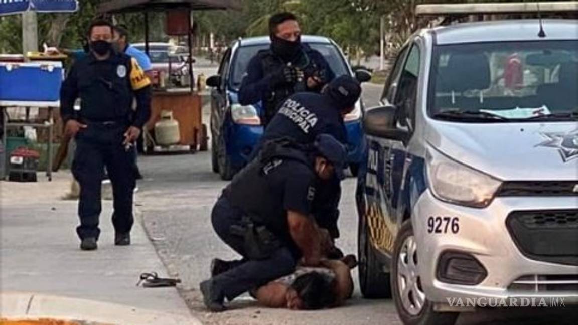 $!Brutalidad policiaca: elementos de Tulum, Quintana Roo, asesinan a mujer al asfixiarla mientras la sometían