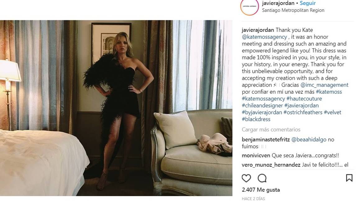 $!Kate Moss inaugura exposición en Chile junto a Daniela Vega