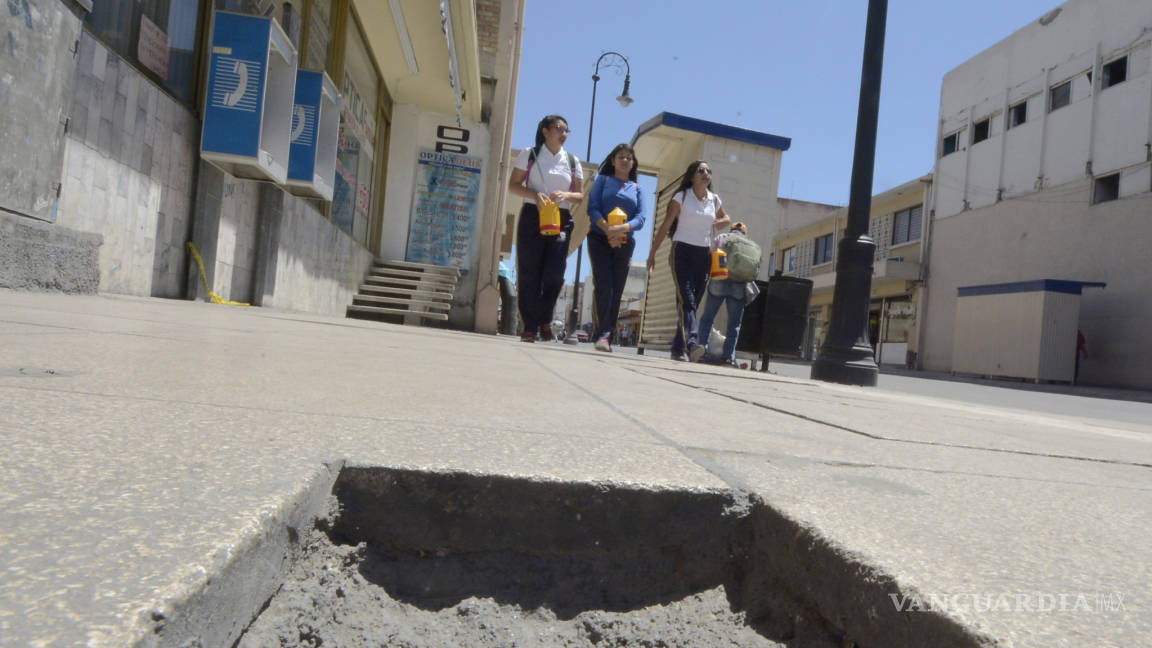 $!El lado gris del Centro Histórico de Saltillo