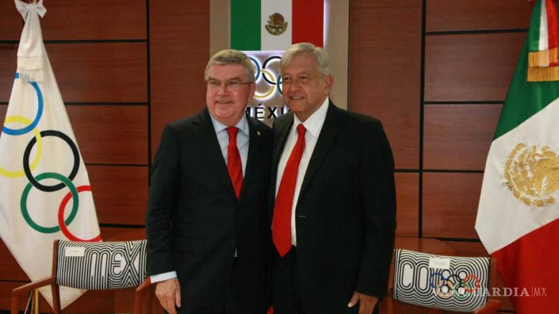 AMLO se reúne con Presidente del COI en México