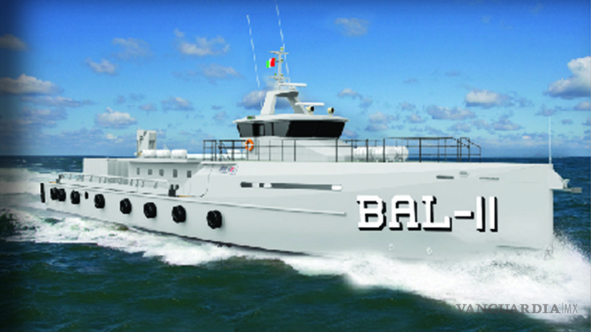Opera primer barco de la Secretaria de Marina fabricado con acero AHMSA
