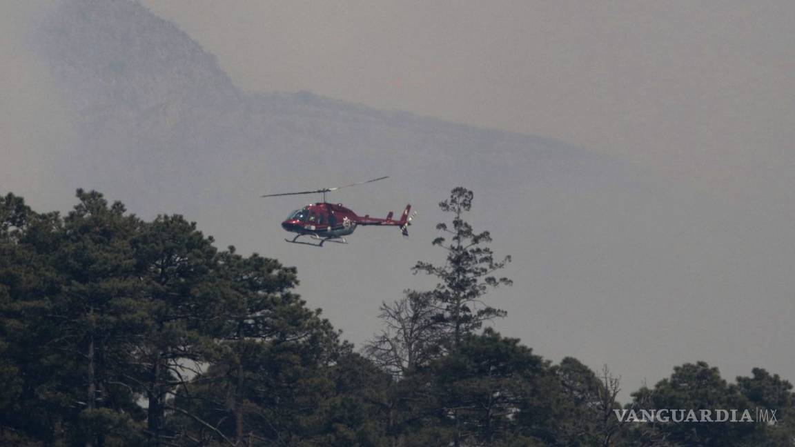 Controlan 70% incendio en la sierra de Santiago en Nuevo León