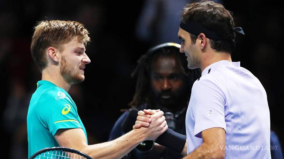 $!Goffin da un golpe maestro ante Federer y lo derrota