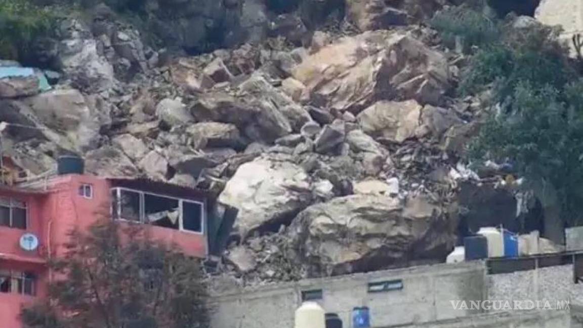 VIDEO: Se desgaja Cerro del Chiquihuite en el Edomex; casas quedan sepultadas