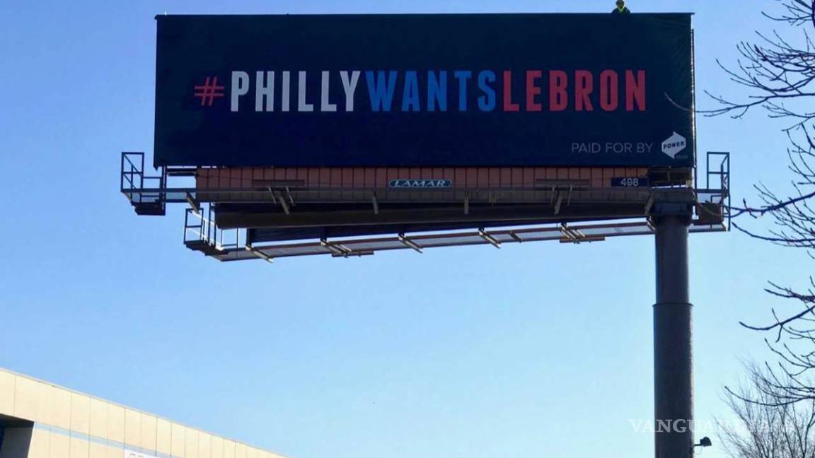 Filadelfia hace un 'Tres anuncios por LeBron'