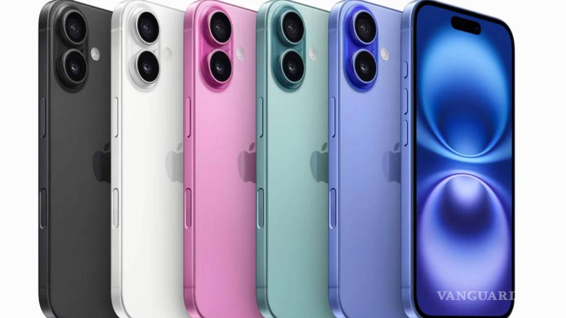 $!El iPhone 16 está en un precio desde los 20 mil pesos. FOTO: CORTESÍA