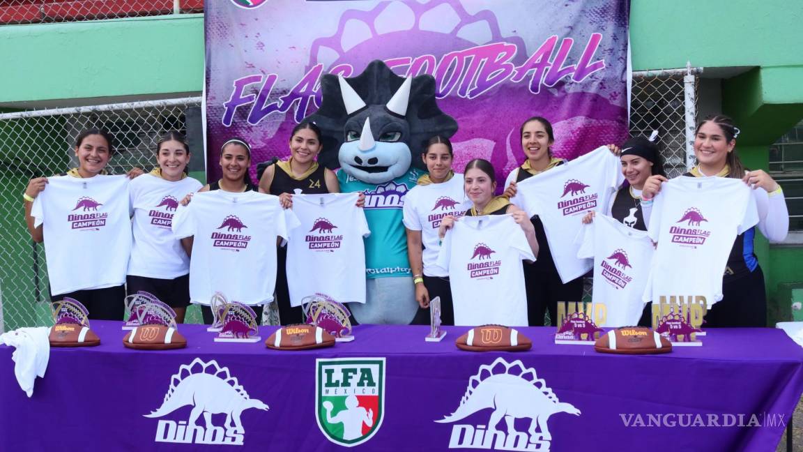 Las Ateneas se consagran campeonas del torneo regional Dinos Flag Femenil