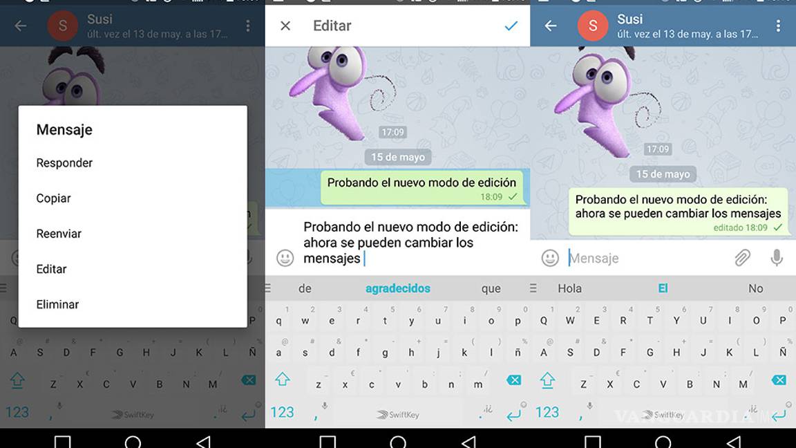 $!Cinco funciones que hacen que Telegram sea mejor que WhatsApp