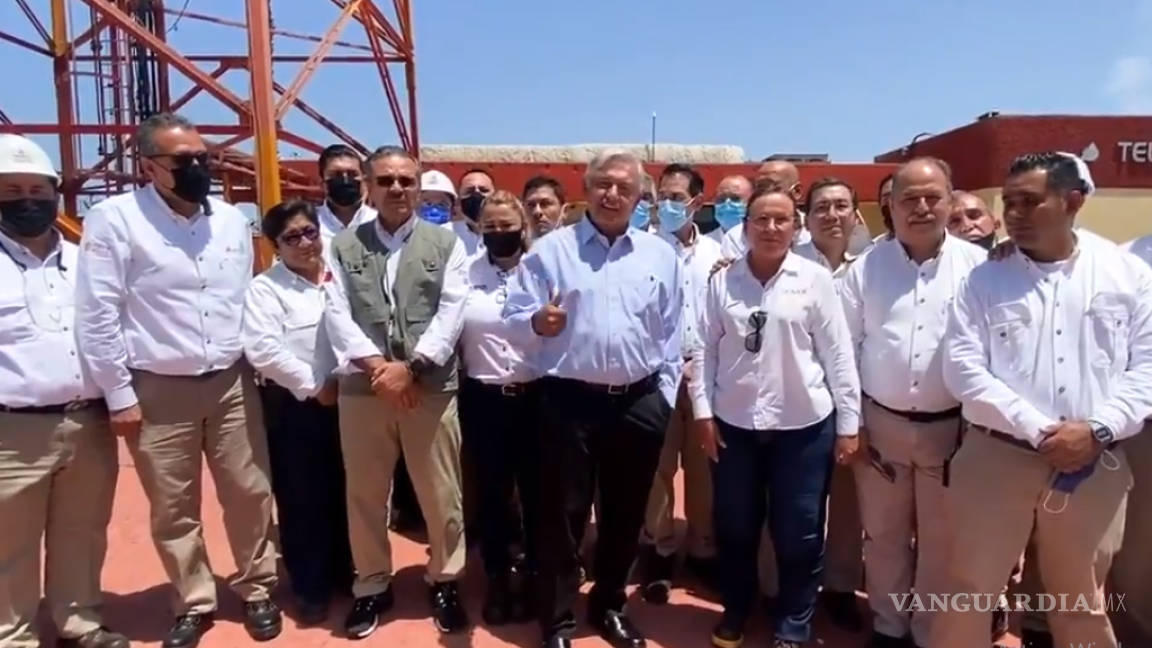 Vamos a rescatar Pemex: López Obrador, desde Cadereyta, NL