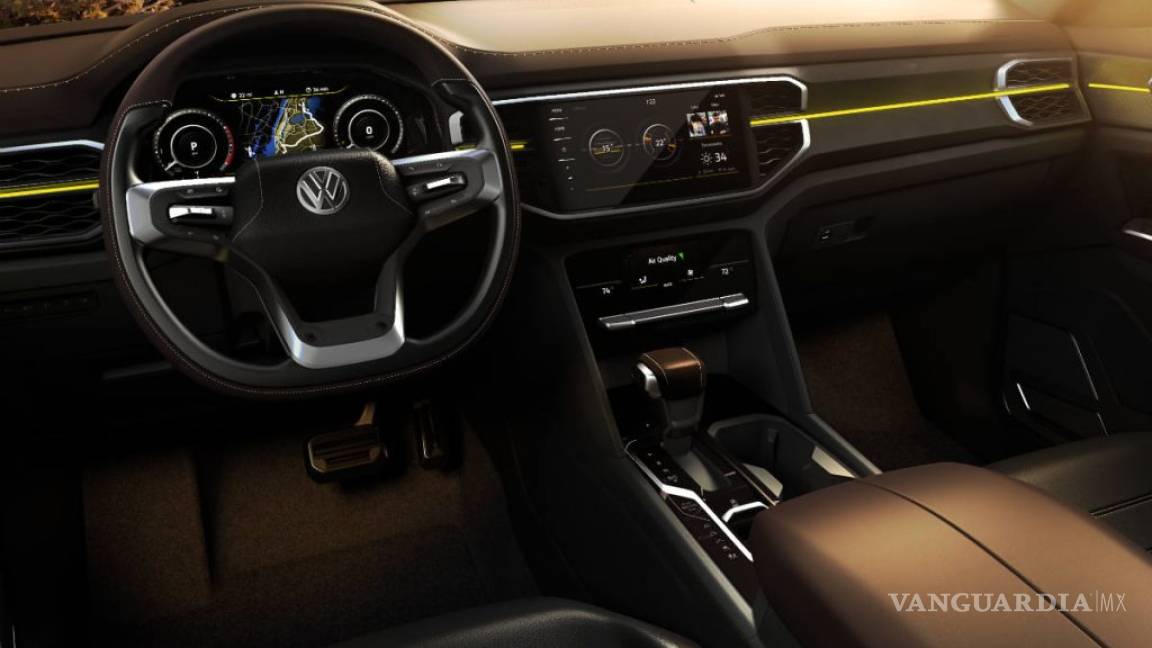 $!Volkswagen presentó la Atlas Tanoak Concept, imponente pickup