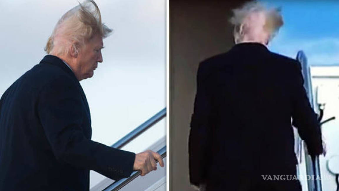 Trump acepta que hace 'lo imposible' por esconder su calvicie
