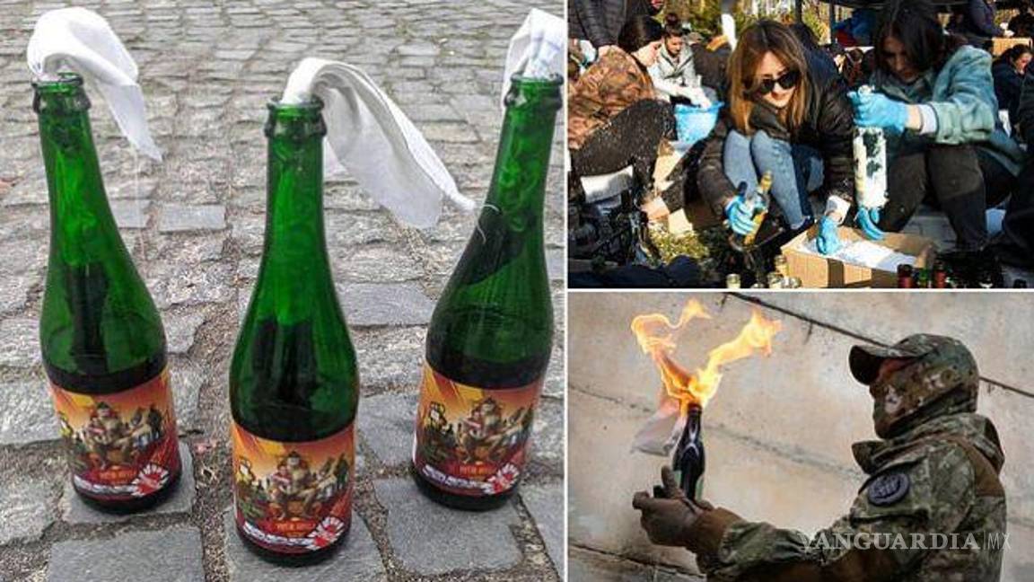 $!Cervecería ucraniana contra Putin, deja la cerveza y fabrica cocteles molotov