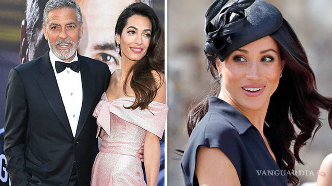 $!George Clooney descartó la posibilidad de ser padrino del bebé de los Duques de Sussex