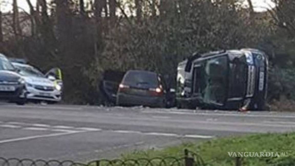 $!Príncipe Felipe se recupera tras accidente de auto