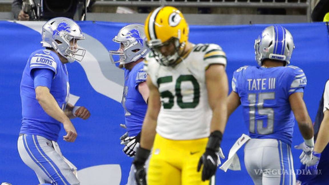 En duelo de eliminados, Lions vencen a unos golpeados Packers