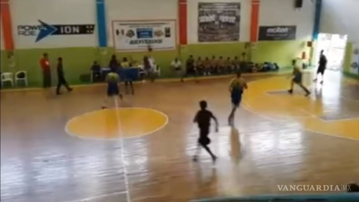 Balacera interrumpe partido de basquetbol en Aguascalientes