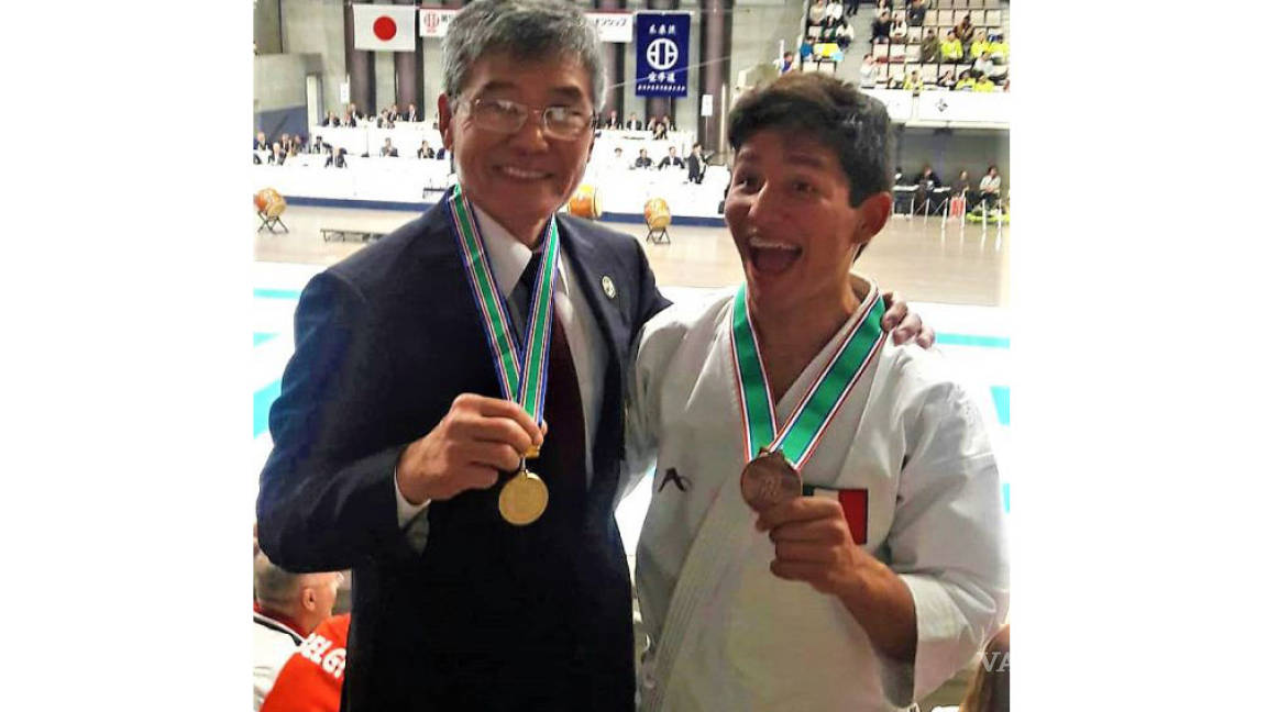 Brillan desde Saltillo en Mundial de Karate Do con medalla de oro