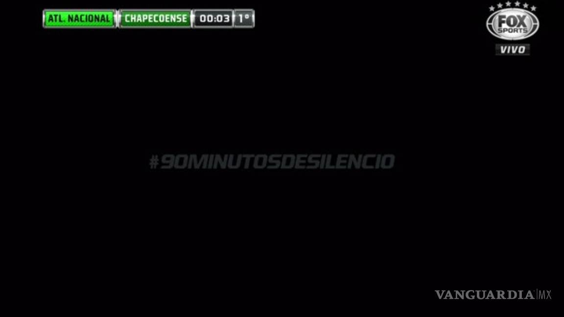 Fox Sports Brasil transmite 90 minutos de silencio en honor a Chapecoense