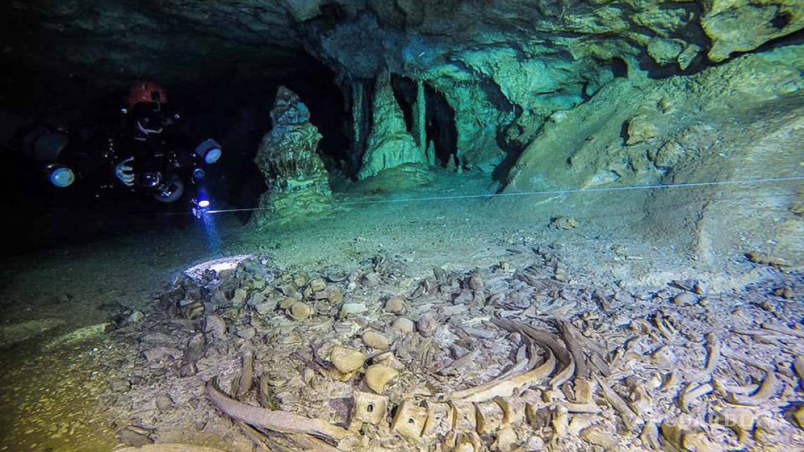 Descubren un centro de peregrinación ritual maya en cuevas de Sac Actun
