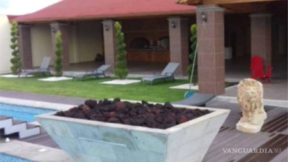 $!Así es la ‘Casa de las alberca’, el paraíso de ‘El Marro’... el líder del Cártel Santa Rosa de Lima en Guanajuato (fotos)