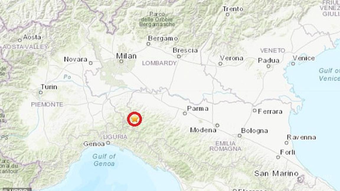El norte de Italia es sacudido por un terremoto de magnitud 4.5 cerca del corazón de la crisis del coronavirus