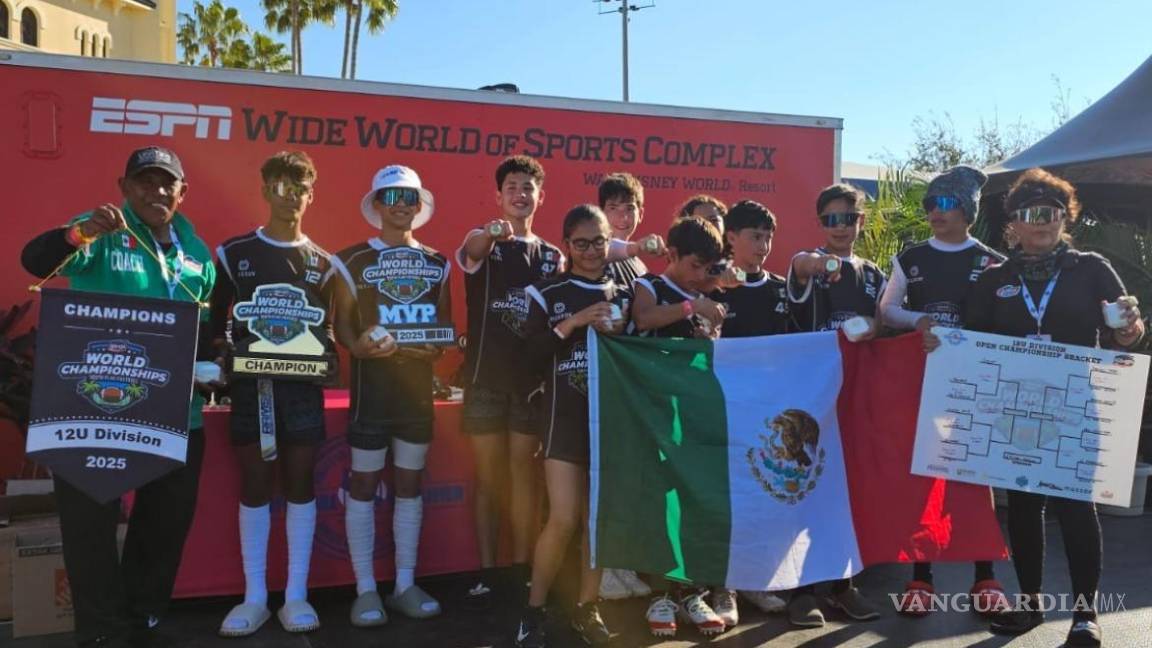 $!El equipo mexicano, integrado por jugadores de Saltillo, Hidalgo, Quintana Roo y CDMX, destacó en el ESPN Wide World of Sports Complex.