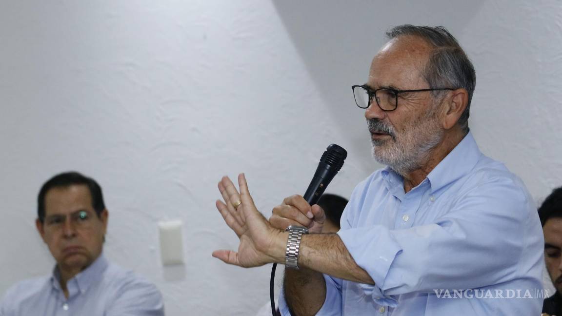 $!Gustavo Madero estuvo acompañado del empresario Héctor Horacio Dávila.