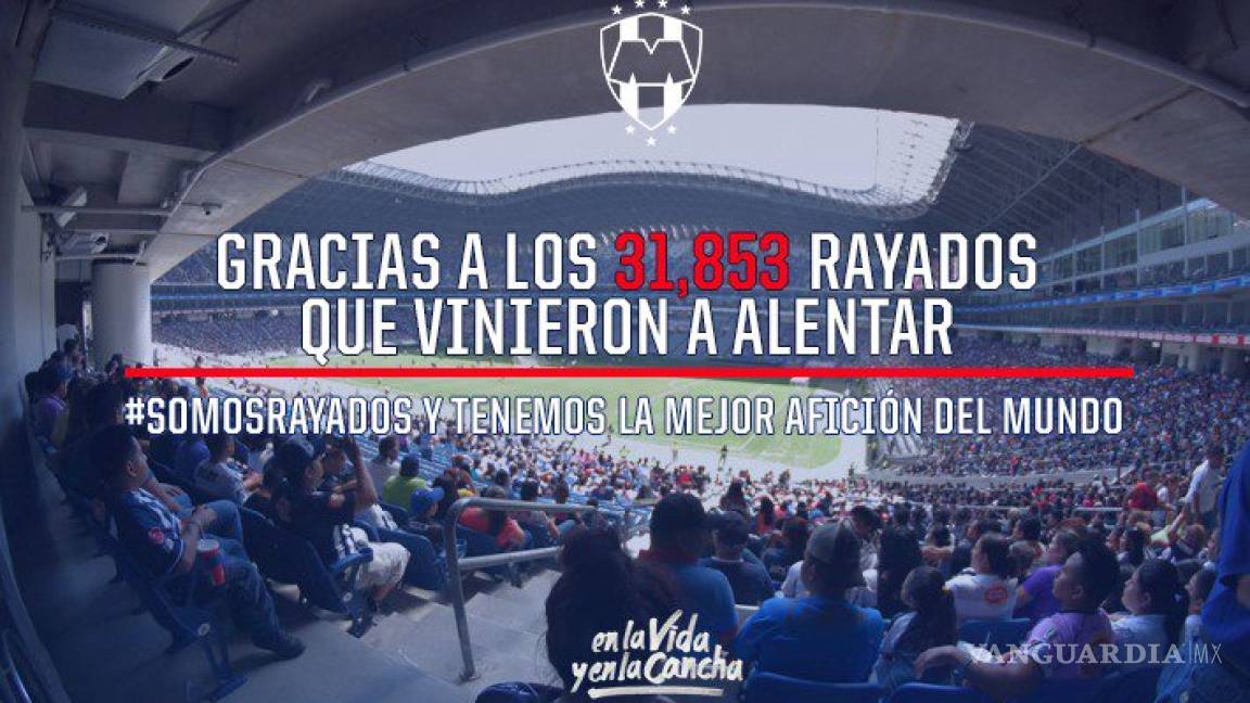 Rayados impone récord de aficionados en entrenamiento