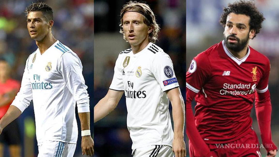 Cristiano, Modric y Salah, nominados en The Best a mejor jugador