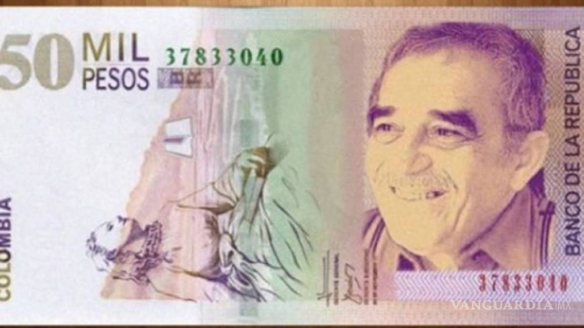 Colombia rinde tributo a García Márquez con billete de 50 mil pesos
