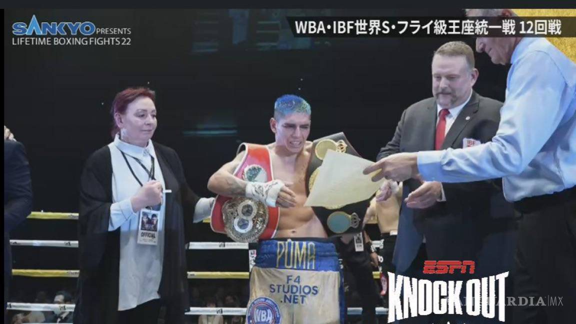 ‘Puma’ Martínez conquista el mundial de peso supermosca en Japón