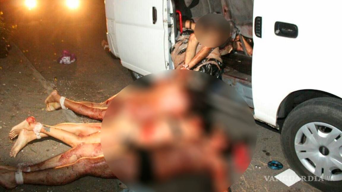 $!Encuentran 11 cuerpos dentro de una camioneta en Boca del Río, Veracruz