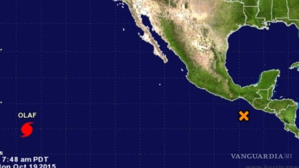 Se forma ciclón extratropical Olaf en el Oceáno Pacífico
