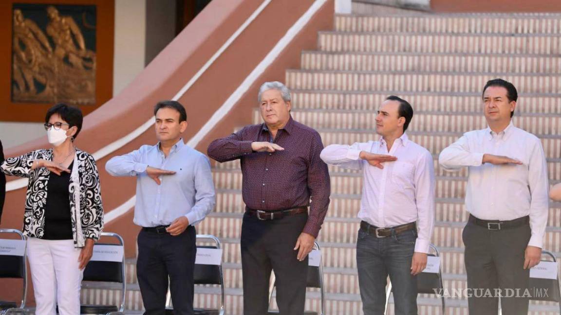 $!Chema Fraustro reconoce que Miguel Riquelme le apuesta a la educación en Coahuila