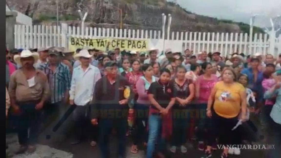 Toman presa El Cajón de CFE; comuneros exigen pago de indemnización por sus tierras