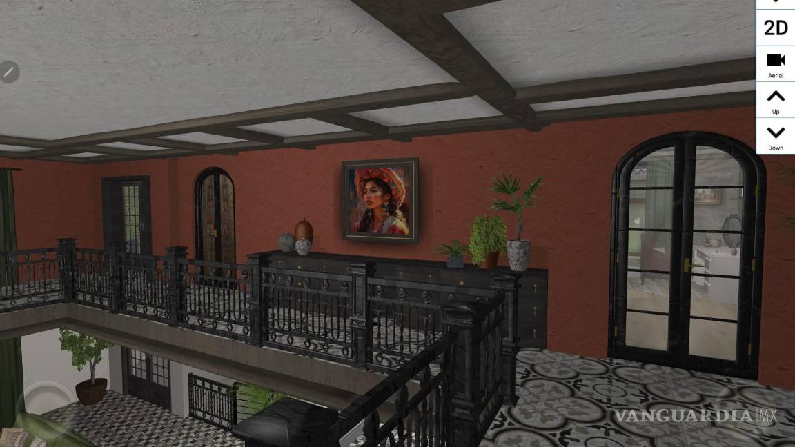 $!Cuadros y objetos decorativos adornan las paredes, recreados con gran detalle por Bryenton-Rochard.