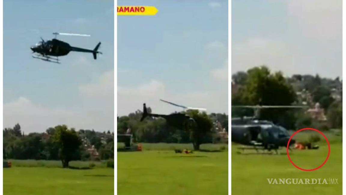 $!Se cae helicóptero de la serie 'El Señor de los Cielos'; hay dos actores heridos