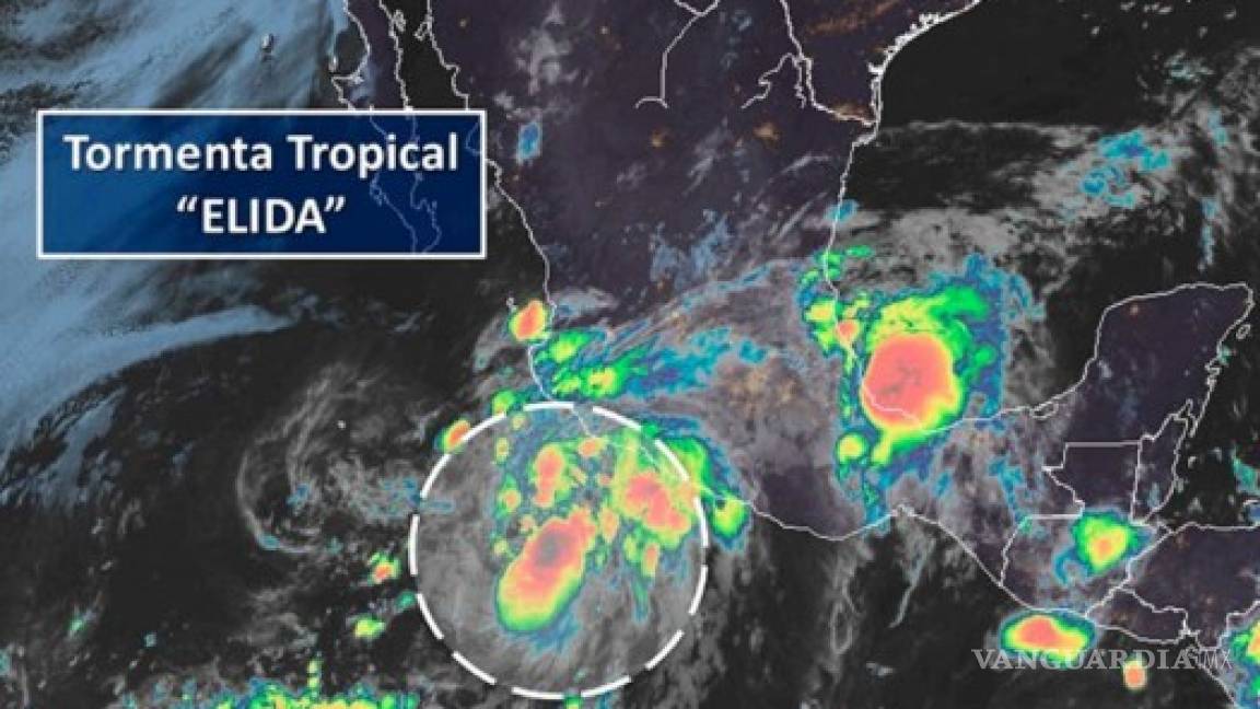 'Elida' se convierta en huracán en el transcurso del día; alerta en Jalisco, Colima y Nayarit