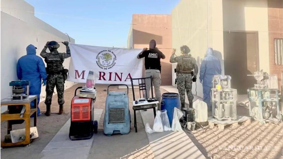 Autoridades desmantelan, en Sonora, un laboratorio clandestino de fentanilo