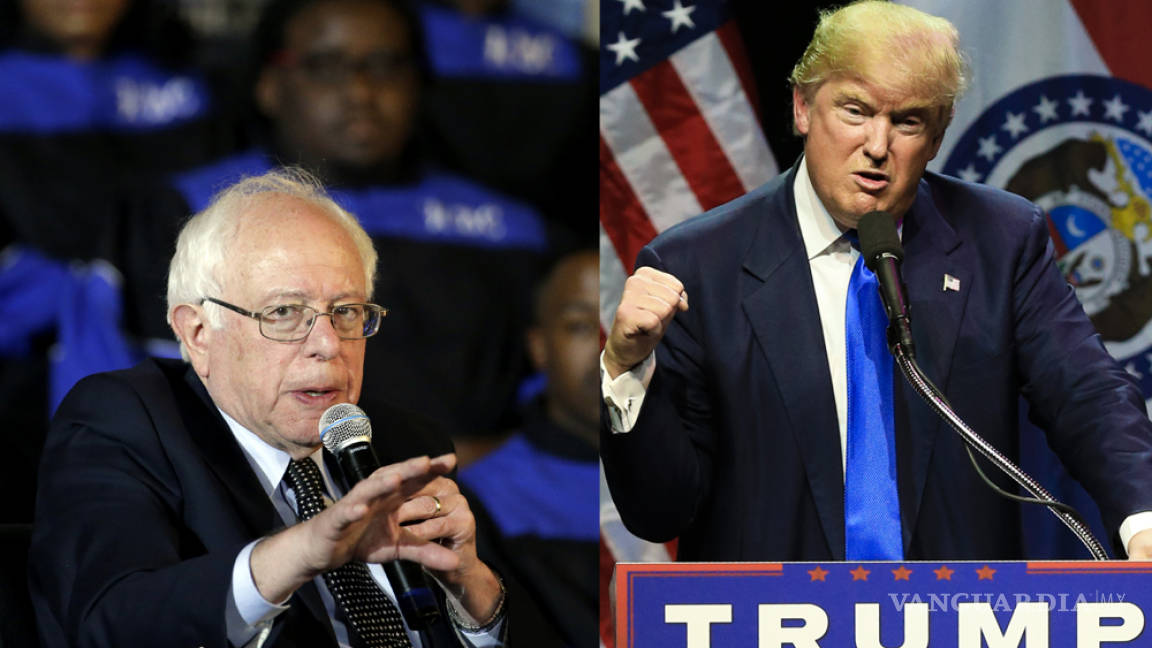Trump amenaza a Sanders con desquiciar sus actos de campaña
