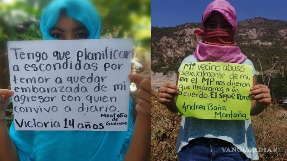 $!'Mi tío me violó, denuncié y no me creyeron', niñas abusadas en la Montaña de Guerrero exigen justicia