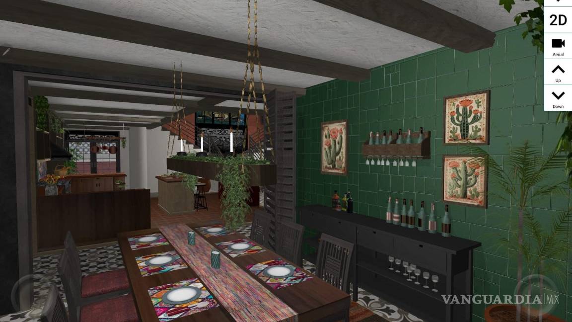 $!El comedor de la Casa Roja, completamente equipado.