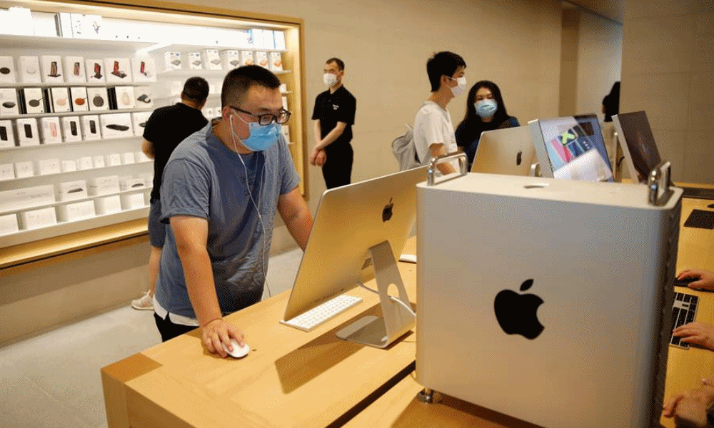 $!Apple ignora la guerra comercial entre Trump y China, abre en Pekín su tienda más grande de Asia