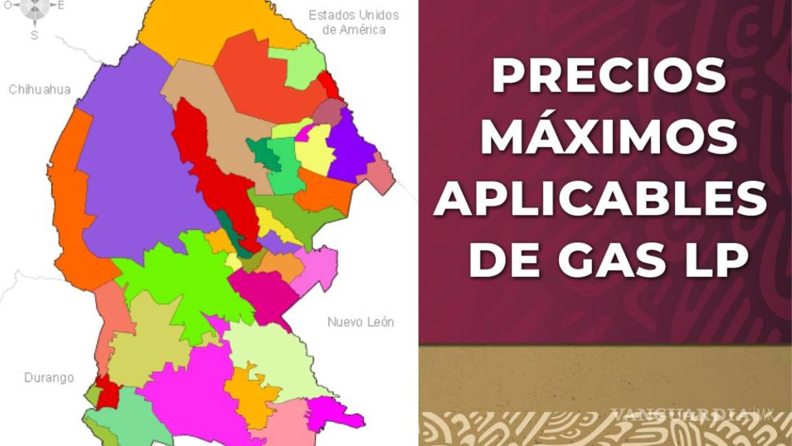 Precio del gas LP del 7 al 13 de julio para Coahuila; CRE comparte lista de costos con aumento