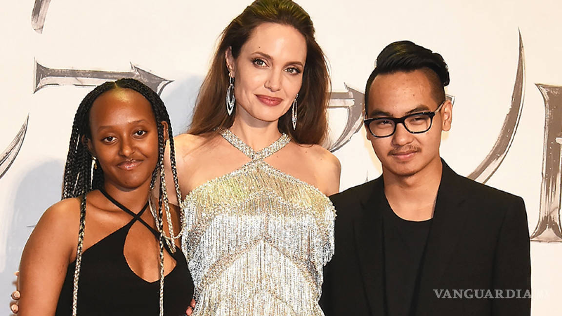 Angelina Jolie se reencuentra con su hijo Maddox en la premier de ‘Maléfica 2’